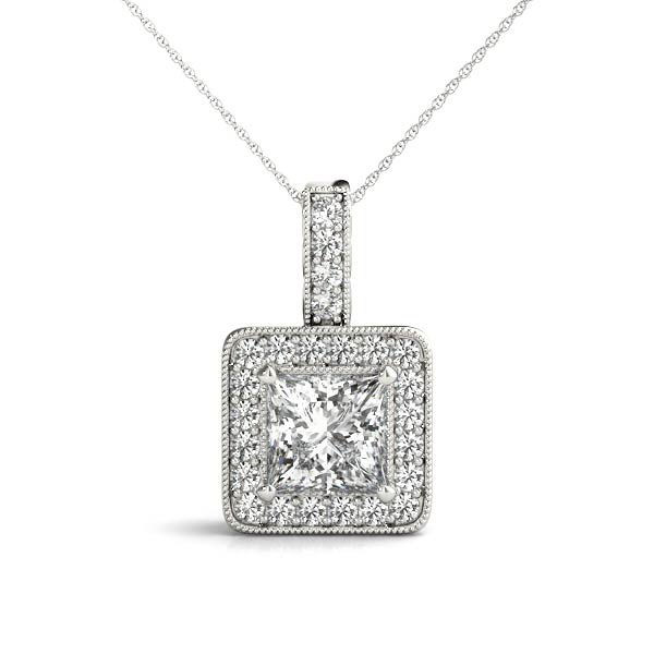 Tion 0.25 - 3.00 Carat Lab-Created Diamond 4 Prong  Necklace