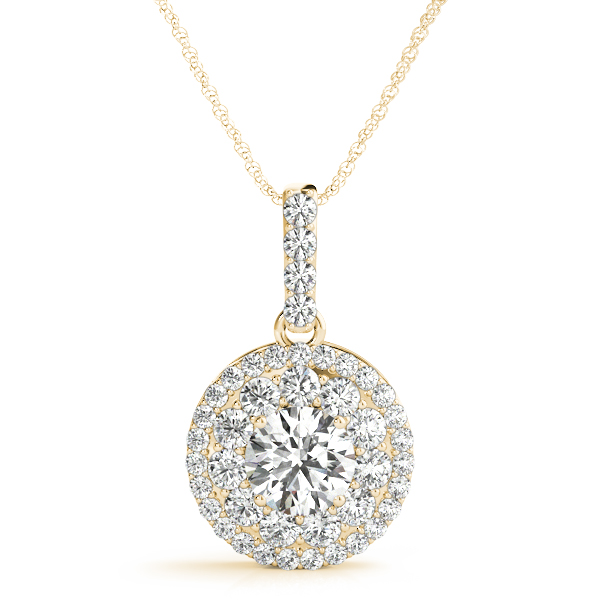 Taline Lab-Created Diamond 4 Prong  Necklace