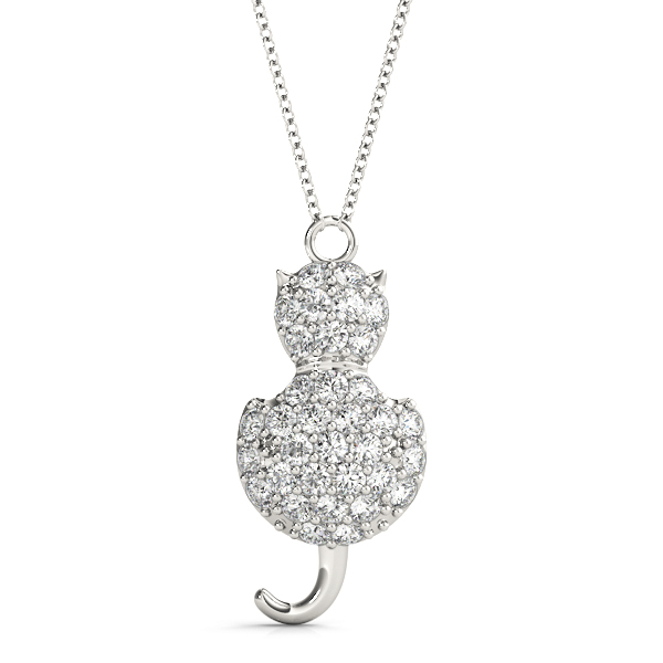 Thomas Natural Diamond Pave Set  Necklace