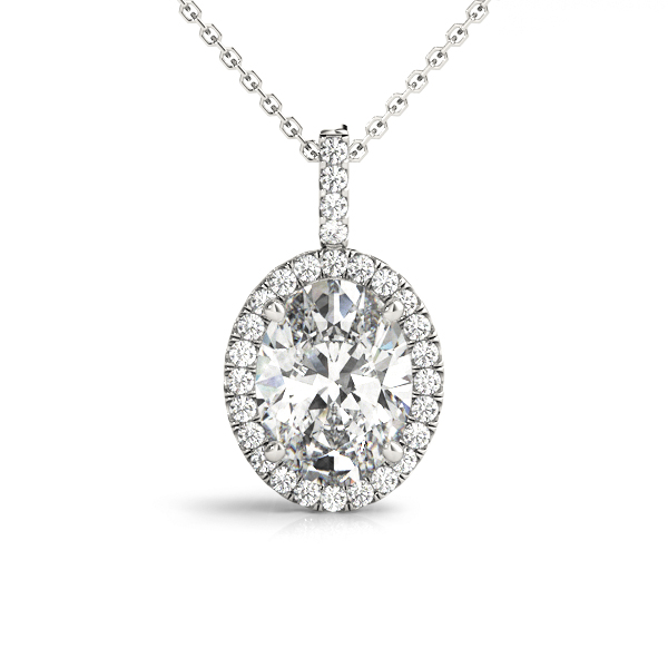 Tressie 0.10 - 3.00 Carat Lab-Created Diamond 4 Prong  Necklace