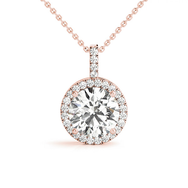 Tomasa Lab-Created Diamond 4 Prong  Necklace