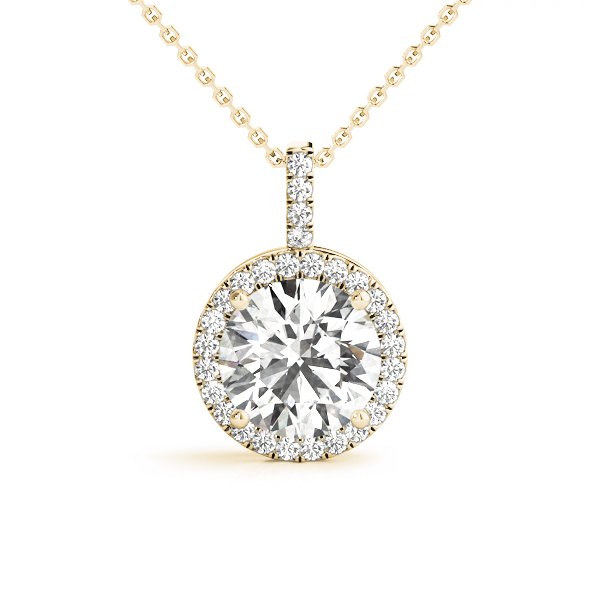 Tomasa Lab-Created Diamond 4 Prong  Necklace