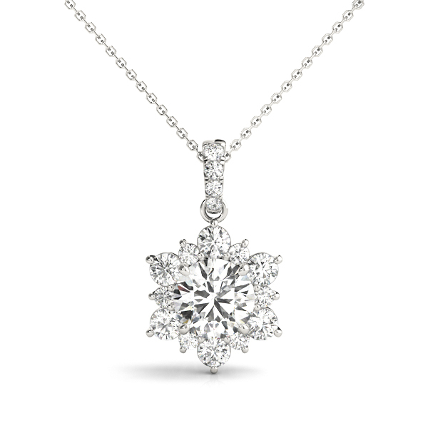 Tiare 0.20 - 3.00 Carat Natural Diamond 4 Prong  Necklace