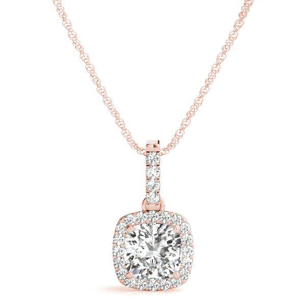 0.4 Ct Natural Diamond Cushion Cut Tiah  in Silver 925