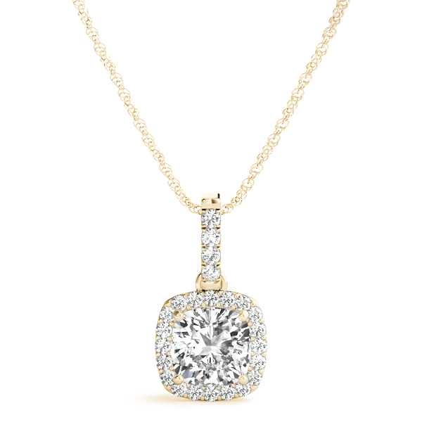 0.4 Ct Natural Diamond Cushion Cut Tiah  in Silver 925