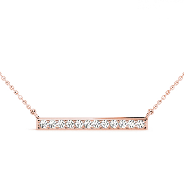 Gabrella Natural Diamond Bar Set  Necklace