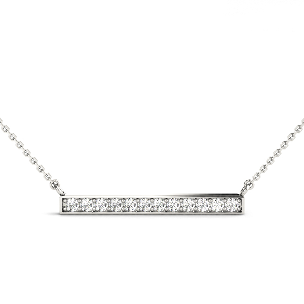 Gabrella Natural Diamond Bar Set  Necklace