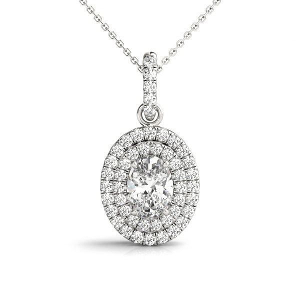 Tiffeney 0.40 - 3.00 Carat Lab-Created Diamond 4 Prong  Necklace