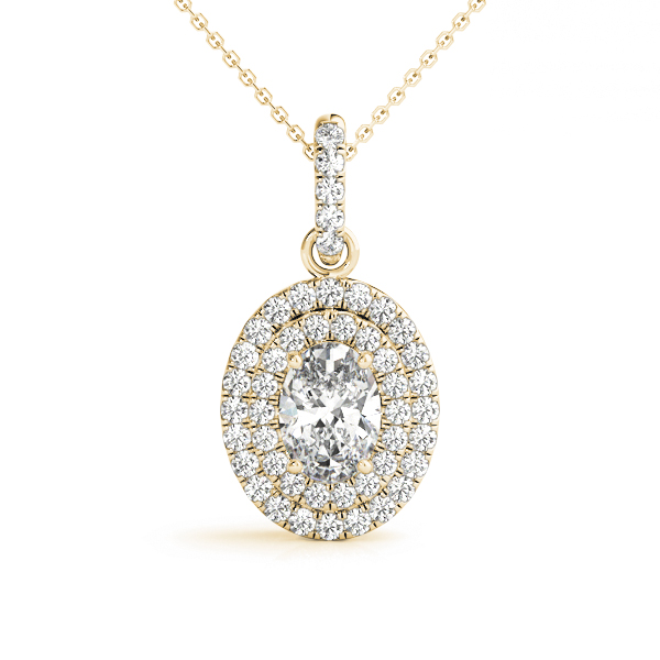 Tiffeney Lab-Created Diamond 4 Prong  Necklace
