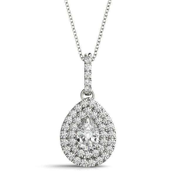 0.4 Ct Lab-Created Diamond Pear Cut Telma  in Silver 925