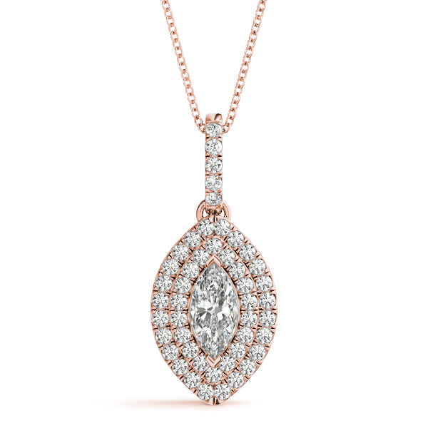 Tasa Lab-Created Diamond 2 Prong  Necklace