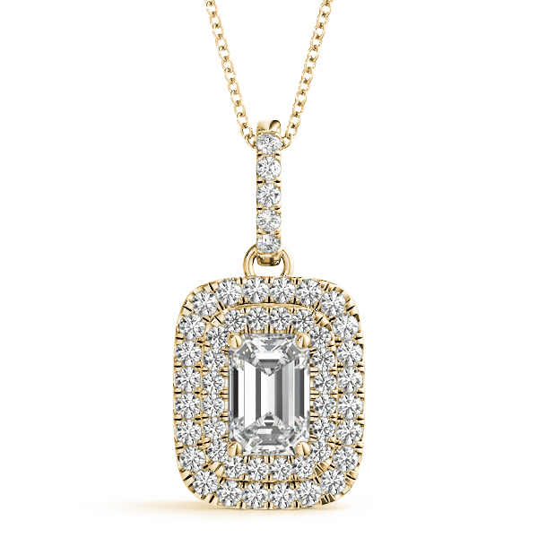 Tawney Lab-Created Diamond 4 Prong  Necklace