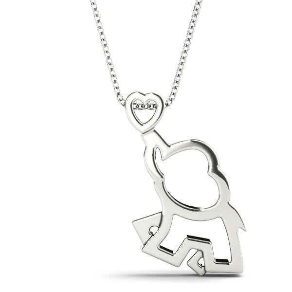 Jesse Designer Pendants Necklaces in Silver 925
