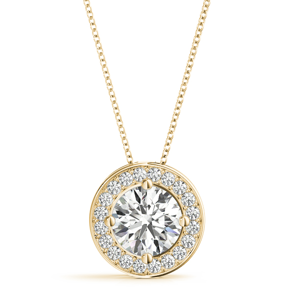 Treasa Natural Diamond 4 Prong  Necklace