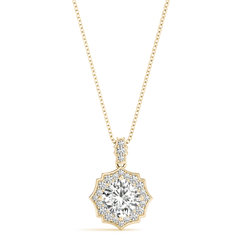 Taliana Lab-Created Diamond 4 Prong  Necklace