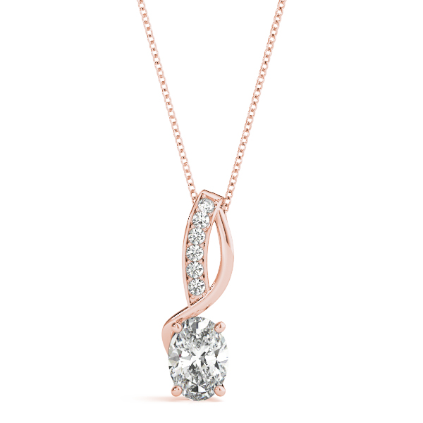 Lab-Created Diamond Oval Cut Tahiyah  in Silver 925