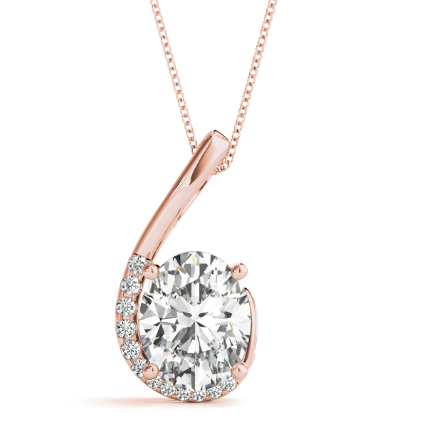 0.1 Ct Lab-Created Diamond Oval Cut Taisie  in Silver 925