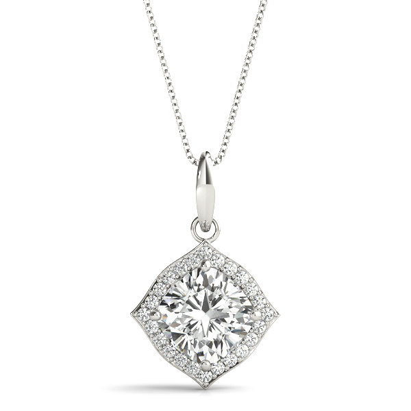 0.1 Ct Lab-Created Diamond Cushion Cut Tasia  in Silver 925
