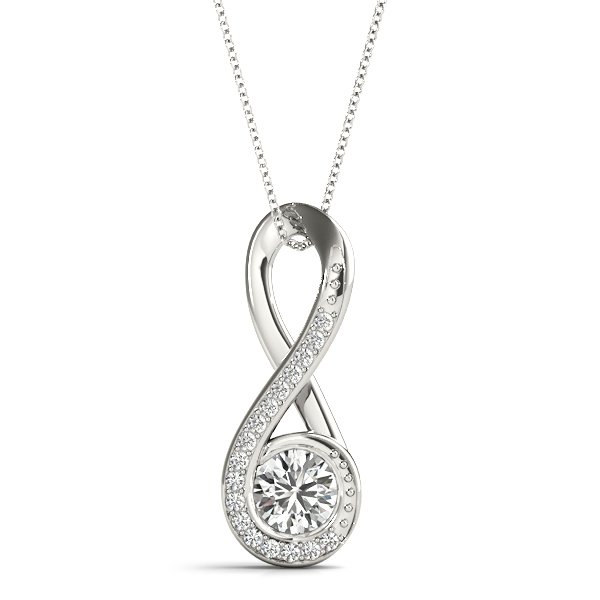 0.25 Ct Lab-Created Diamond Round Cut Taguhi  in Silver 925