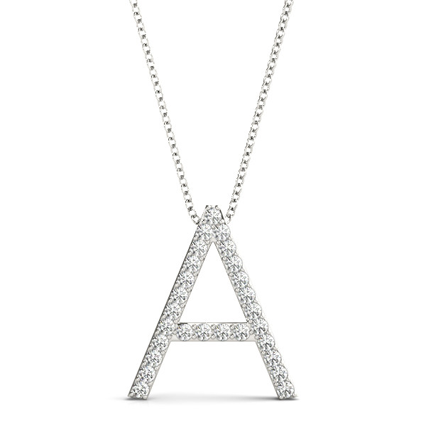 Asher Natural Diamond Prong Set Necklace