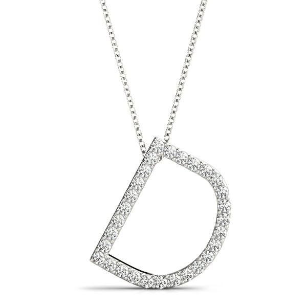 Draper Natural Diamond Prong Set Necklace