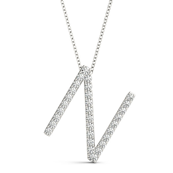 Nicholas Natural Diamond Prong Set  Necklace
