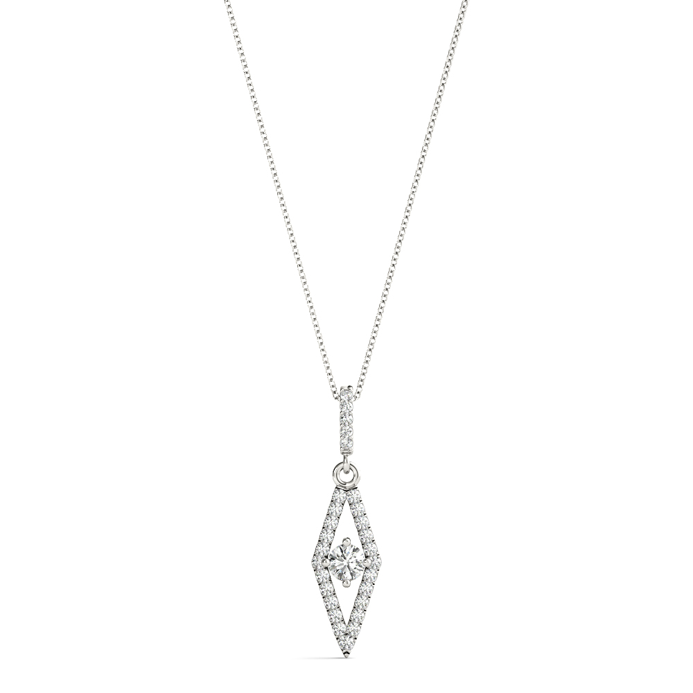 0.3 Ct Lab-Created Diamond Round Cut Taherah  in Silver 925