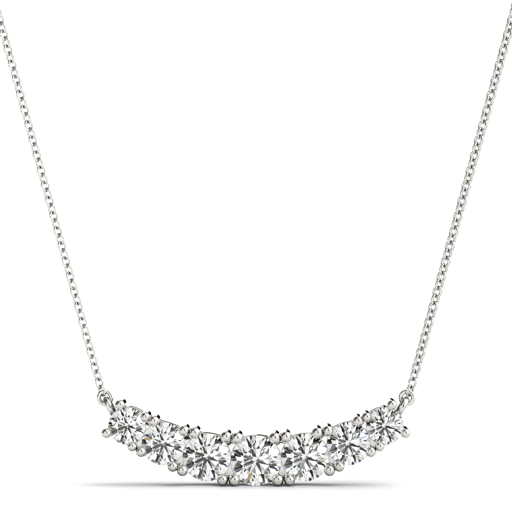 Clarah Lab Grown Prong Set Diamond Necklace