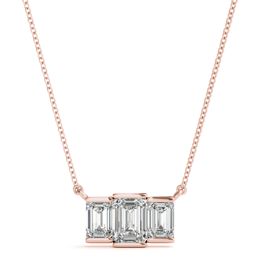 Jonit Natural Diamond Bar Set Necklace