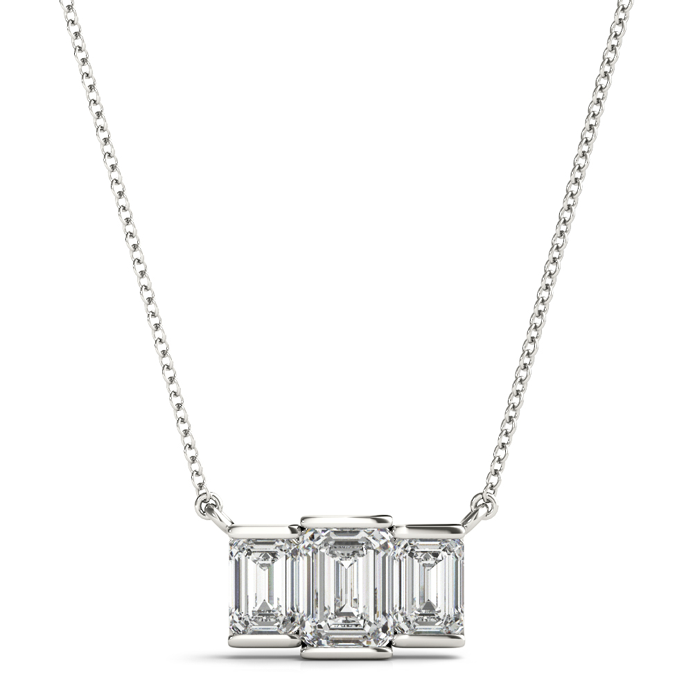 Jonit Natural Diamond Bar Set Necklace