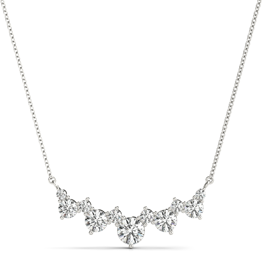 Philothma Lab Grown Prong Set Diamond Necklace