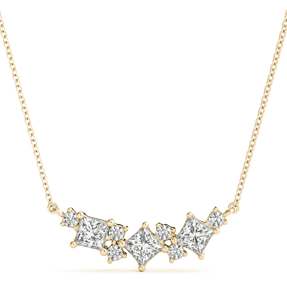 Thorn Natural Diamond Prong Set Necklace