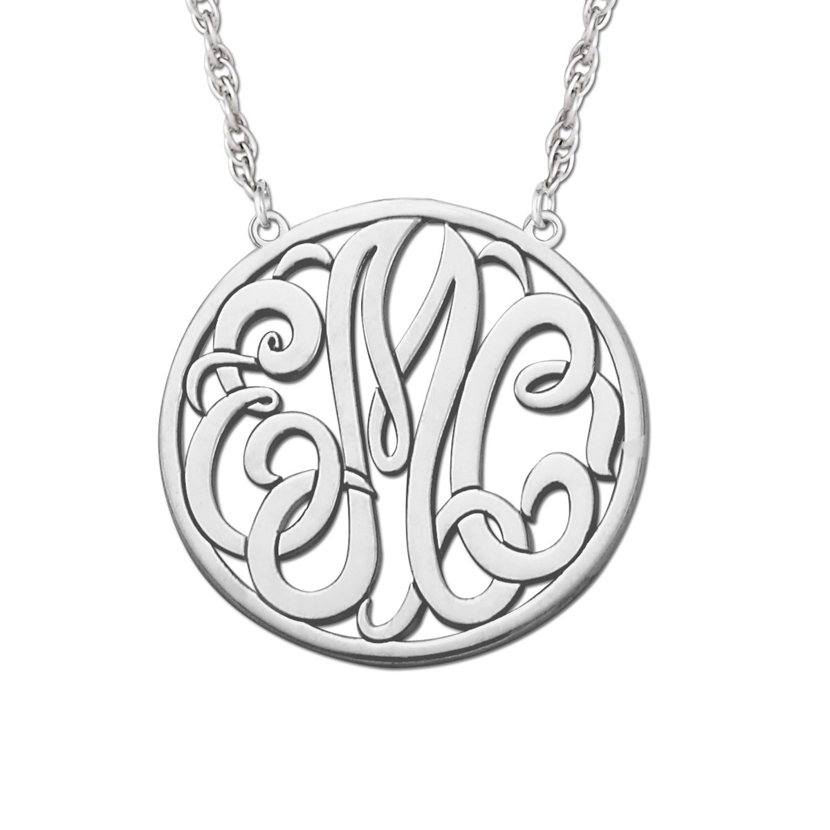 Caleb Designer Pendants Necklaces in Silver 925
