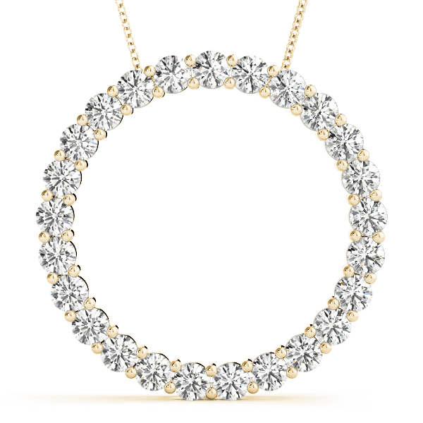 Otis Natural Diamond Prong Set  Necklace