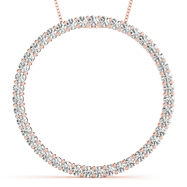 Austin Natural Diamond Prong Set  Necklace