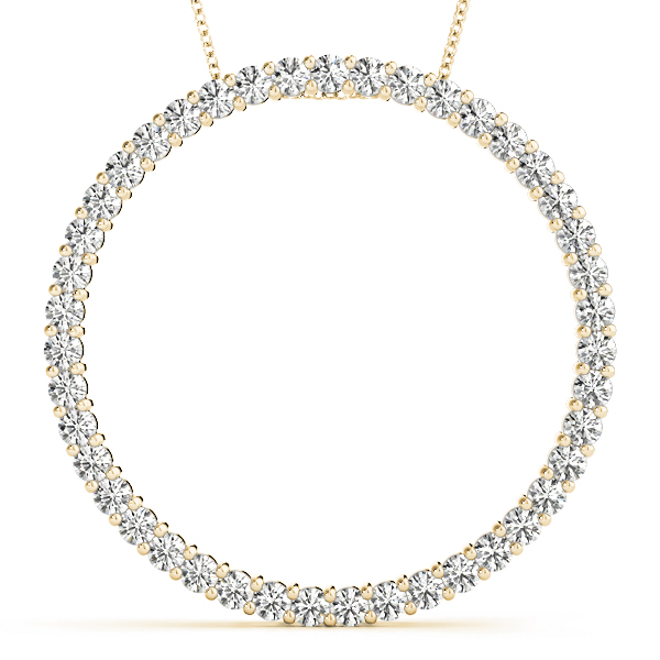 Austin Natural Diamond Prong Set  Necklace