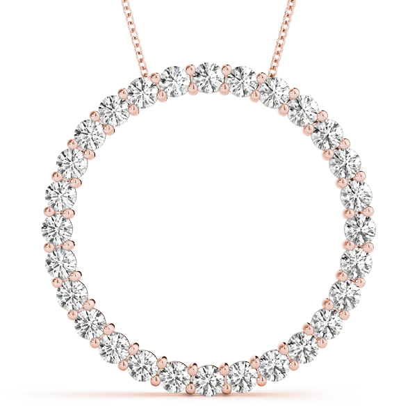 Marvin Natural Diamond Prong Set  Necklace