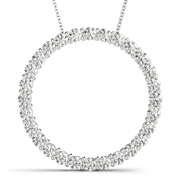 Marvin Natural Diamond Prong Set  Necklace