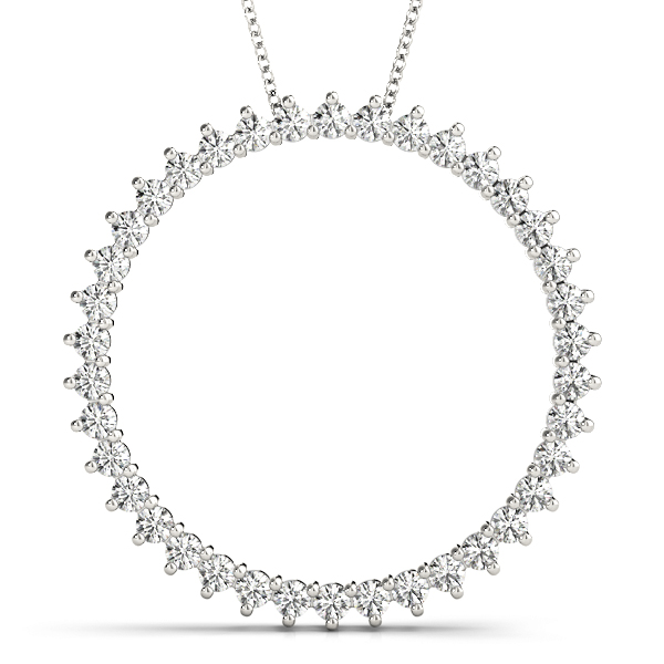 Harvey Natural Diamond Prong Set  Necklace