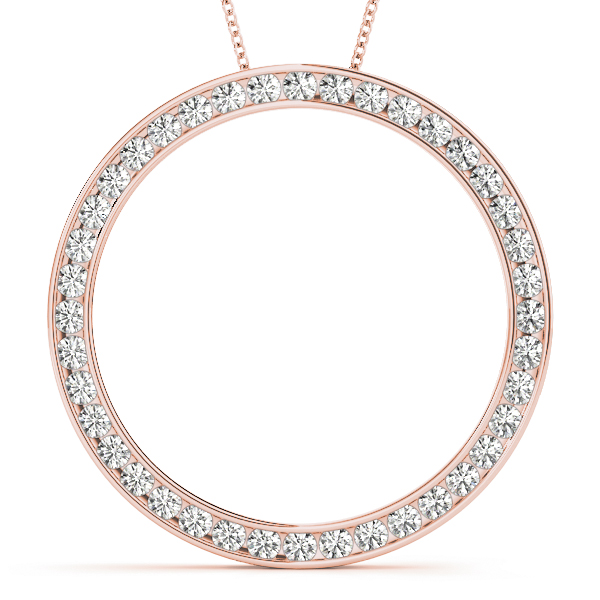 Godric Natural Diamond Channel Set  Necklace