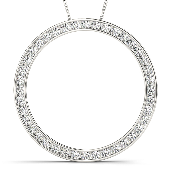 Godric Natural Diamond Channel Set  Necklace