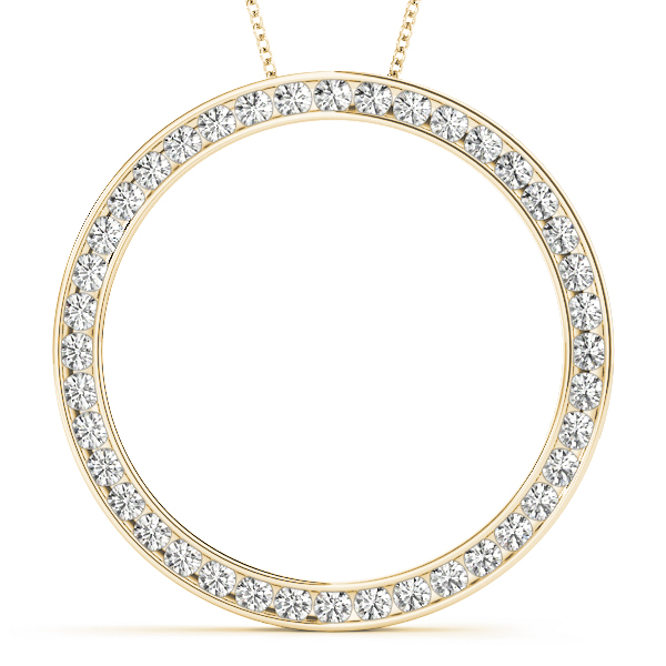 Godric Natural Diamond Channel Set  Necklace