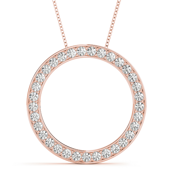Simon Natural Diamond Pave Set  Necklace