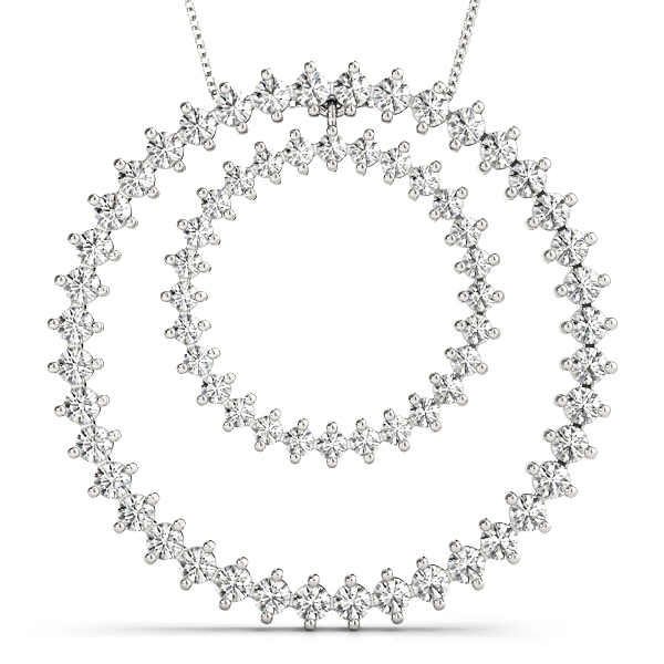Callum Natural Diamond Pave Set  Necklace