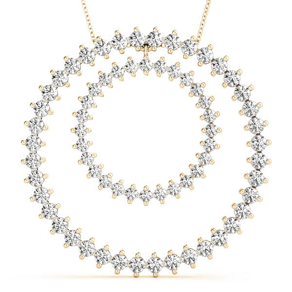 Callum Natural Diamond Pave Set  Necklace