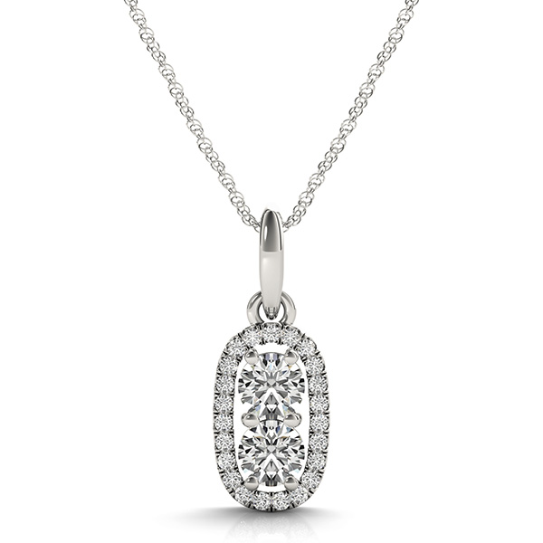 Dorothy Natural Diamond Prong Set  Necklace