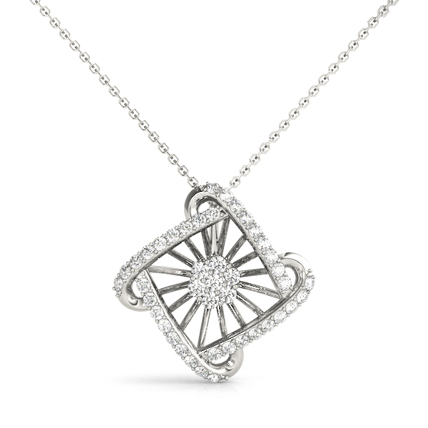 Alariv Natural Diamond Prong Set  Necklace
