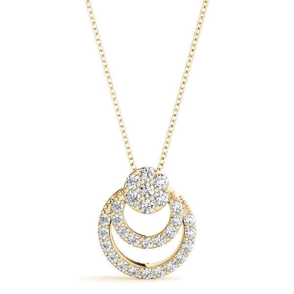 Phillip Natural Diamond Prong Set  Necklace