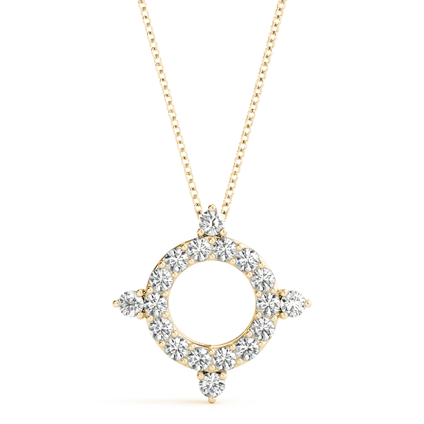 Myles Natural Diamond Pave Set  Necklace