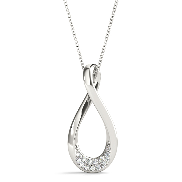 Zayn Lab Grown Diamond Pave Set Designer Pendant Necklace